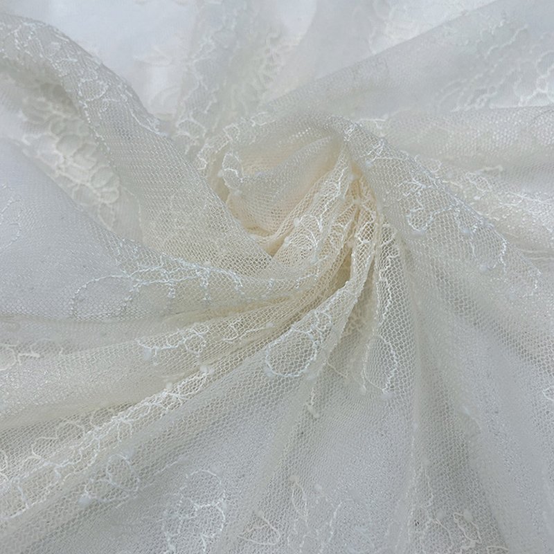 Lace Fabric Ditsy Floral Women's Nylon Warp Knit for Women's Wear Whol