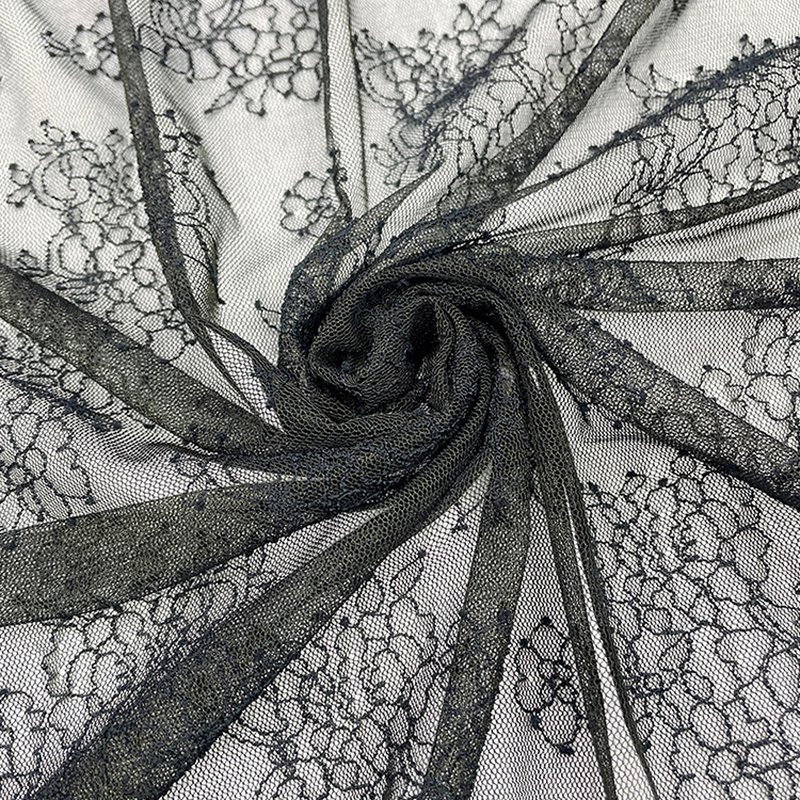 Lace Fabric Ditsy Floral Women's Nylon Warp Knit for Women's Wear Whol