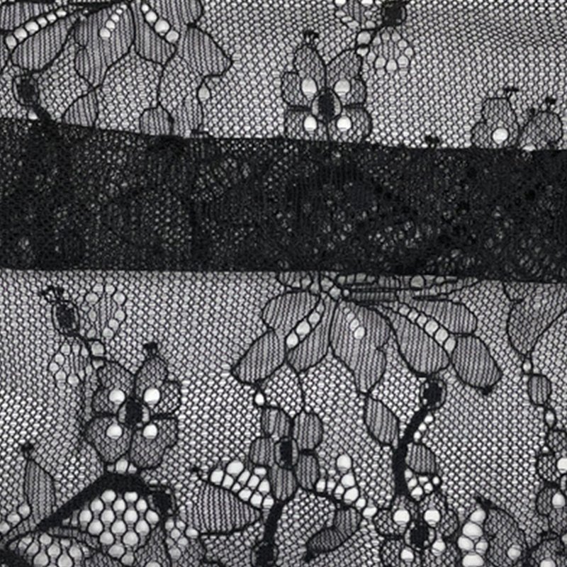 Lace Fabric Cutwork White Nylon for Women's Wear Wholesale Supplier 7
