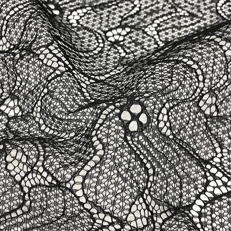Scallop Edge Dress Wave Lace Fabric for Women's Wear Wholesale Supplie 15