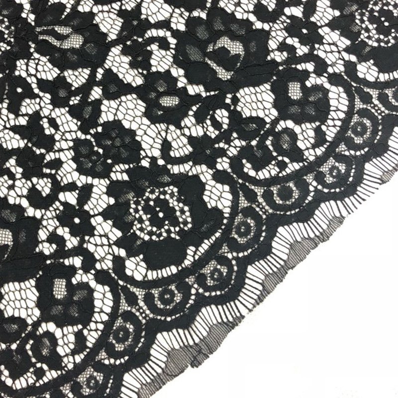 Lace Fabric Dress Eyelash Nylon for Women's Wear Wholesale Supplier