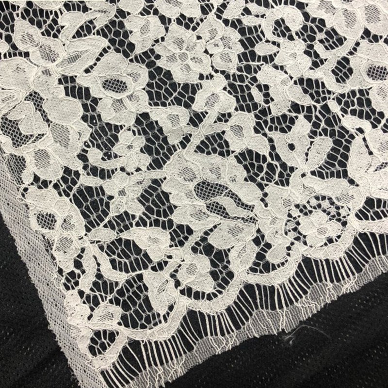 Lace Fabric Dress Eyelash Nylon for Women's Wear Wholesale Supplier