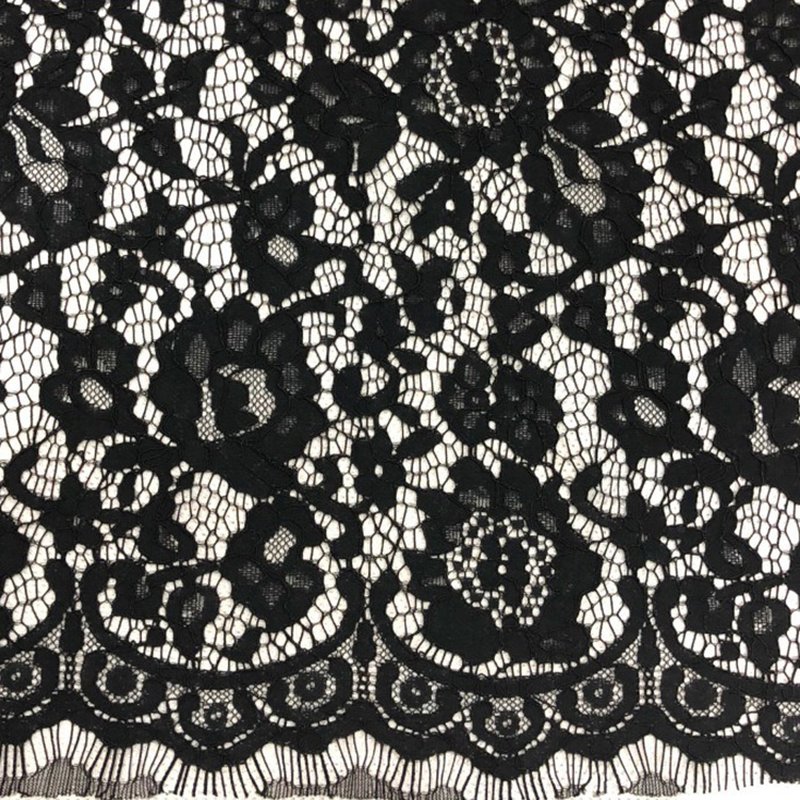 Lace Fabric Dress Eyelash Nylon for Women's Wear Wholesale Supplier 3