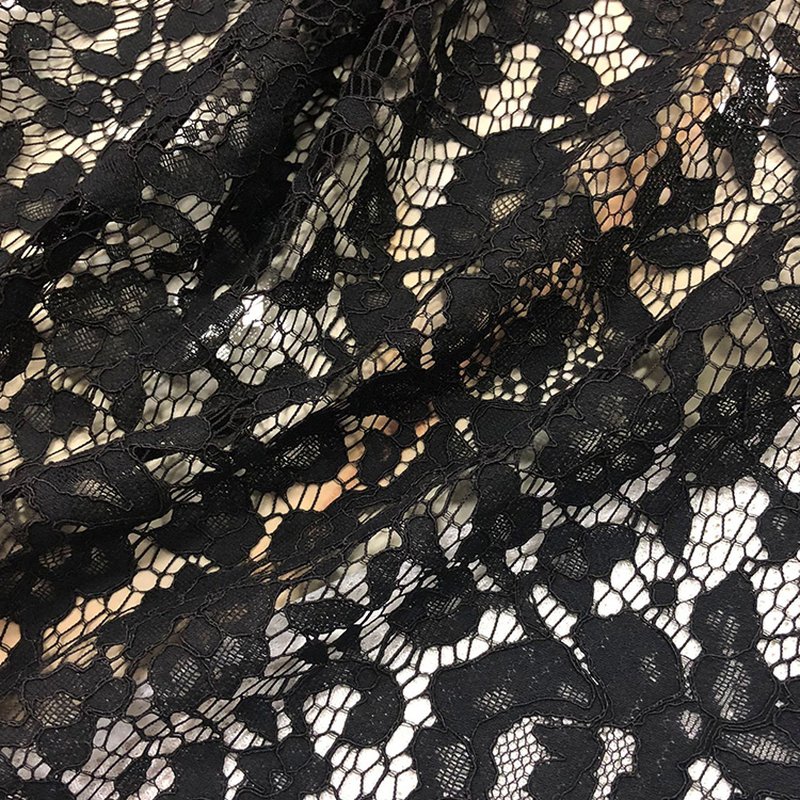 Lace Fabric Dress Eyelash Nylon for Women's Wear Wholesale Supplier 5
