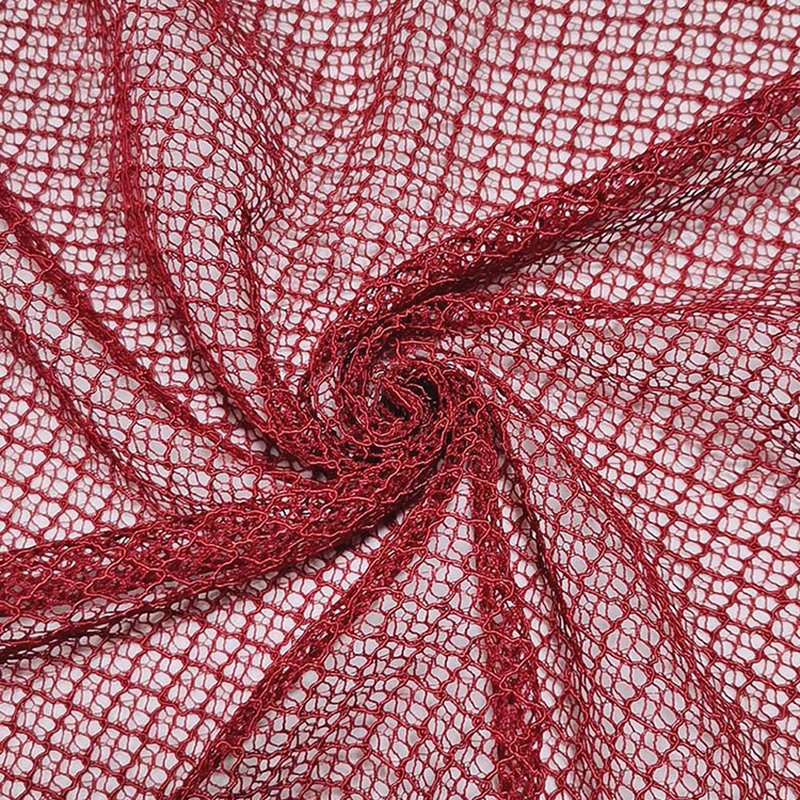 Lace Fabric Diamond Cutwork Nylon Warp Knit for Women's Wear Wholesale
