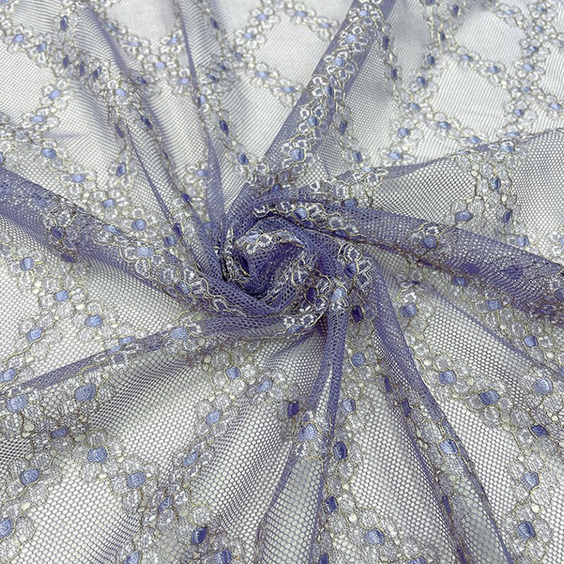 Lace Fabric Floral Small Floral Foil for Lingerie Wholesale Supplier