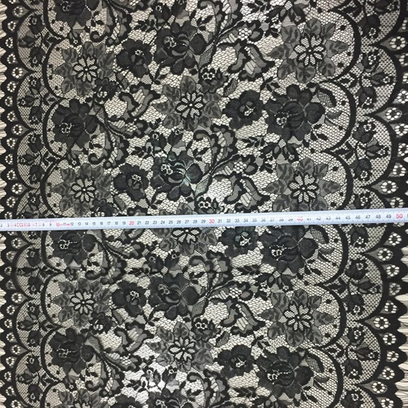 Lace Fabric Nylon Thread Eyelash Nylon for Women's Wear Wholesale Supp 3