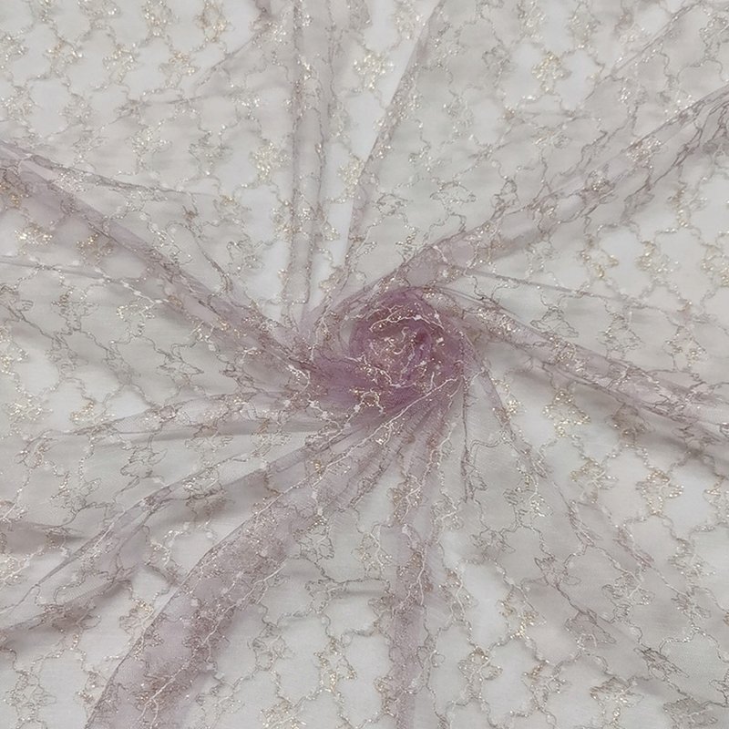 Lace Fabric Small Floral Cutwork Foil for Women's Wear Wholesale Suppl