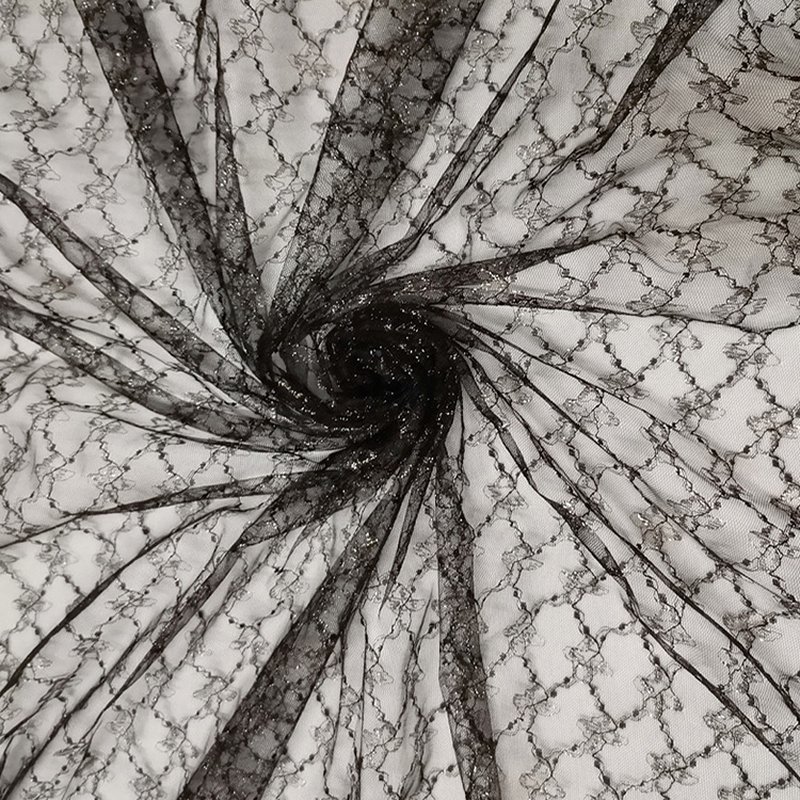 Lace Fabric Small Floral Cutwork Foil for Women's Wear Wholesale Suppl
