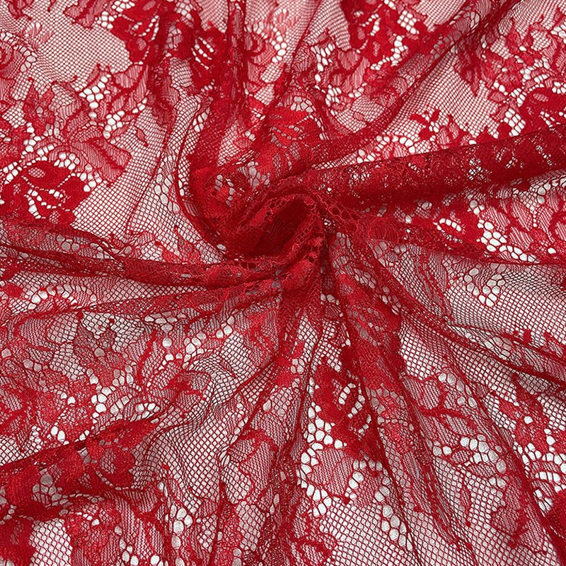 Lace Fabric Cutwork Jacquard Nylon for Bridal Wholesale Supplier 11