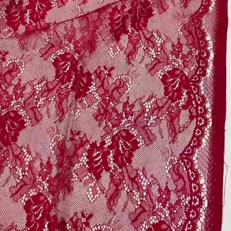 Lace Fabric Cutwork Jacquard Nylon for Bridal Wholesale Supplier 12
