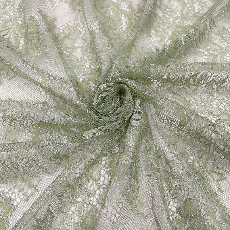 Lace Fabric Cutwork Jacquard Nylon for Bridal Wholesale Supplier 7