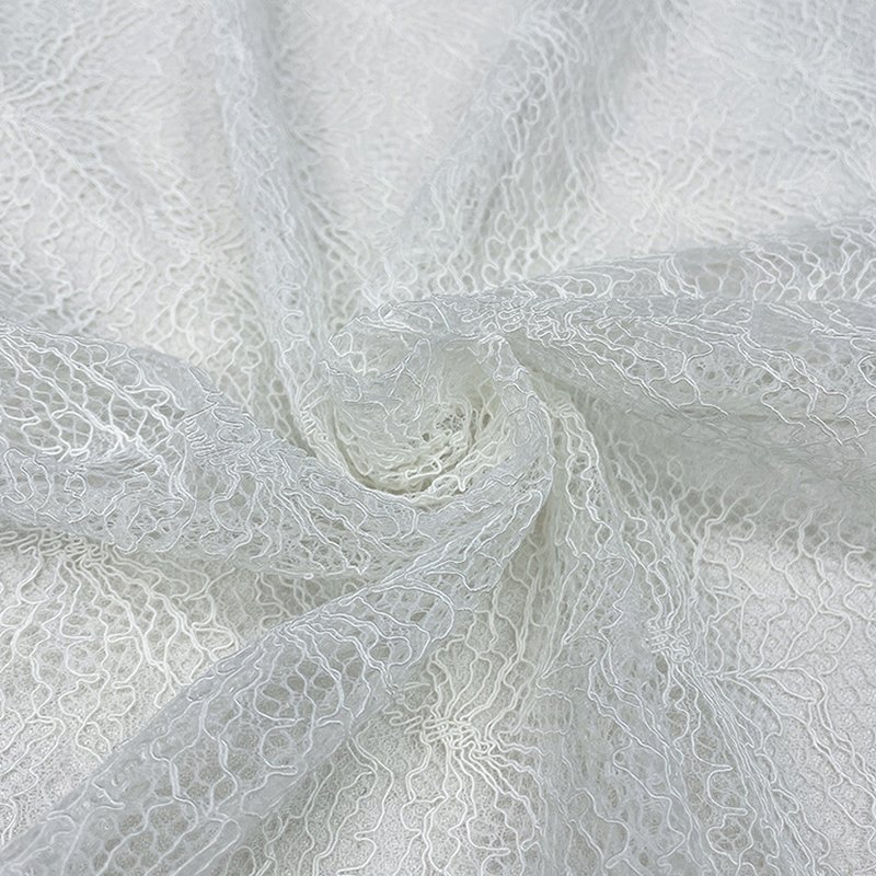 Lace Fabric Dragonfly Cutwork Nylon for Women's Wear Wholesale Supplie 8