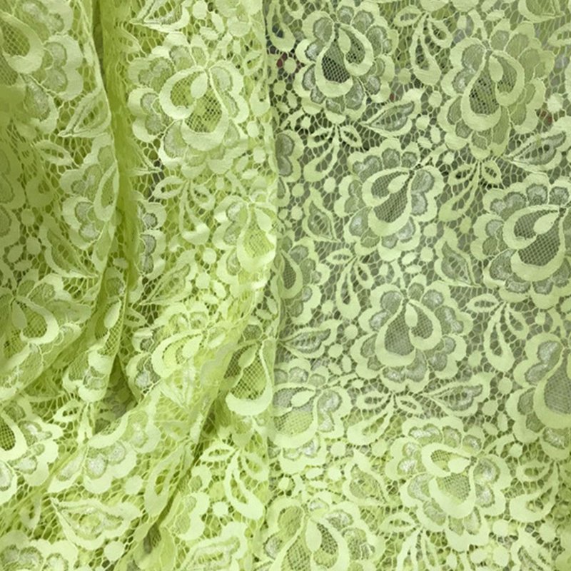 Dress Cutwork Nylon Lace Fabric for Women's Wear Wholesale Supplier 12