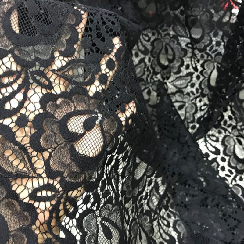 Dress Cutwork Nylon Lace Fabric for Women's Wear Wholesale Supplier 15