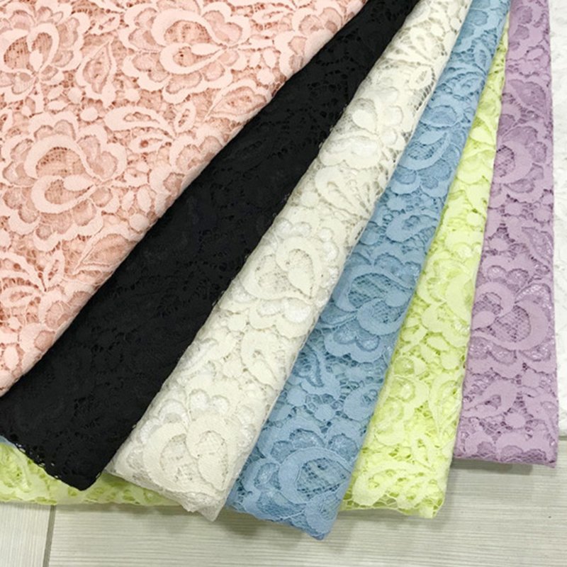 Dress Cutwork Nylon Lace Fabric for Women's Wear Wholesale Supplier 16