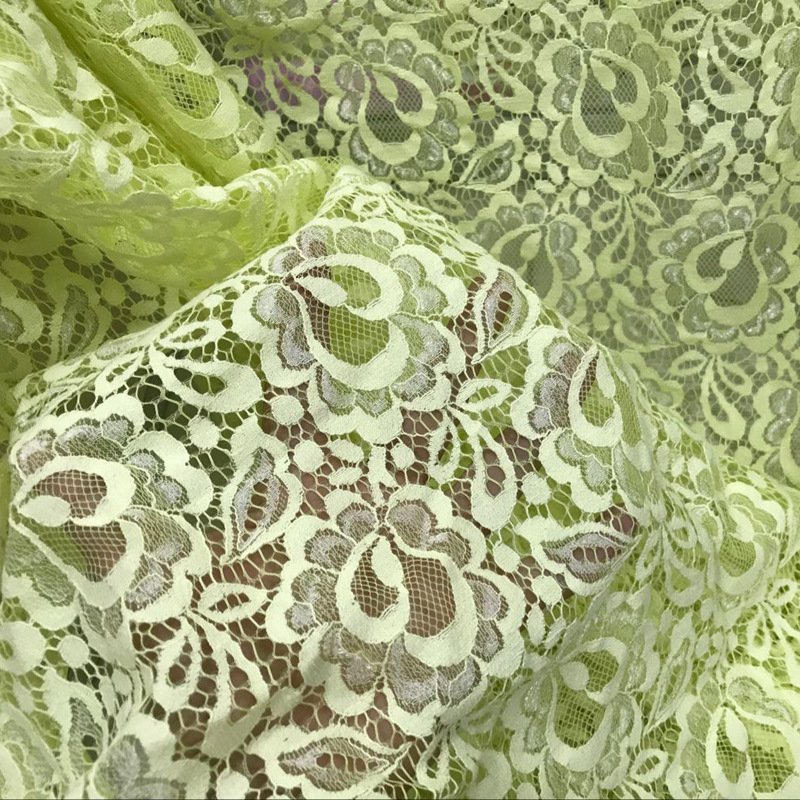 Dress Cutwork Nylon Lace Fabric for Women's Wear Wholesale Supplier 19