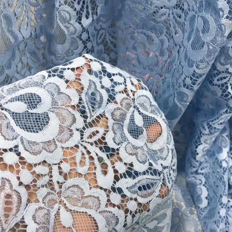Dress Cutwork Nylon Lace Fabric for Women's Wear Wholesale Supplier 9