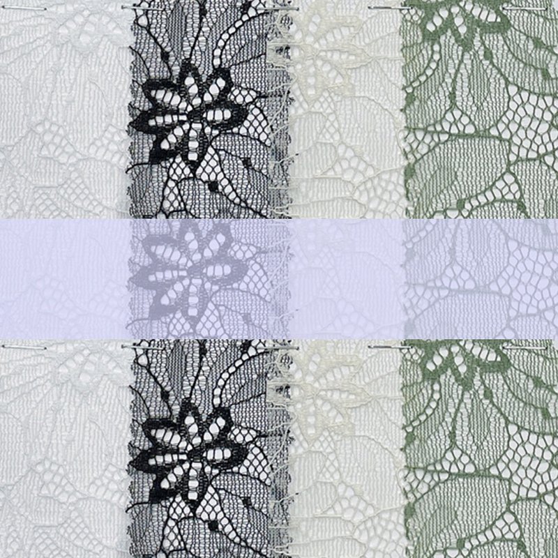 Lace Fabric Scallop Edge Floral for Women's Wear Wholesale Supplier 12