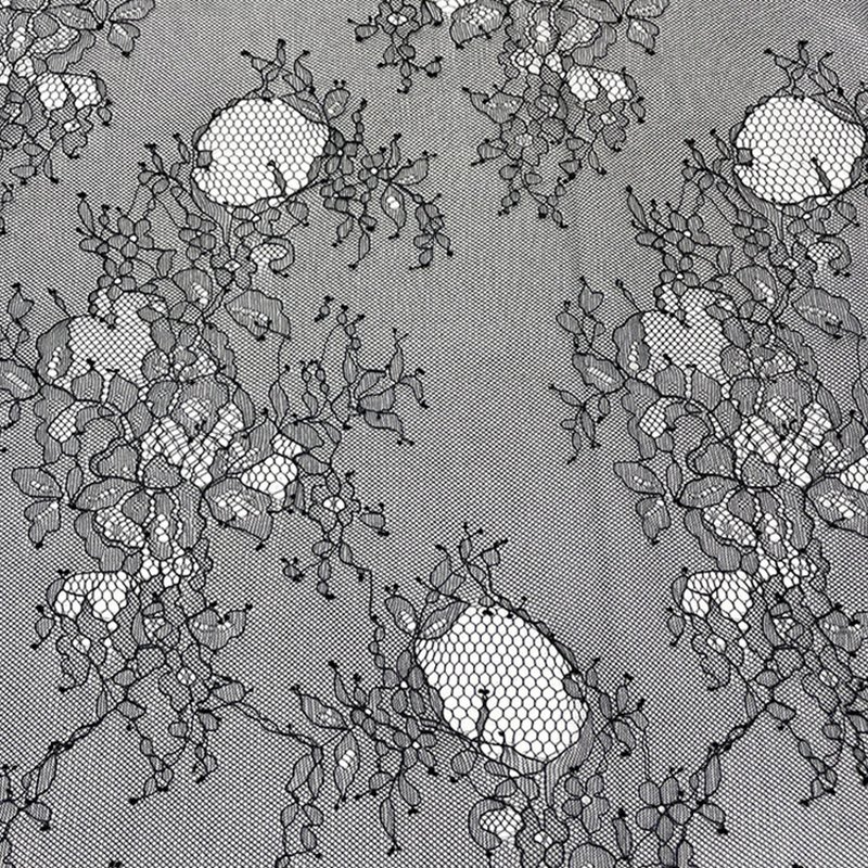 Lace Fabric Dress Floral Polyester for Women's Wear Wholesale Supplier