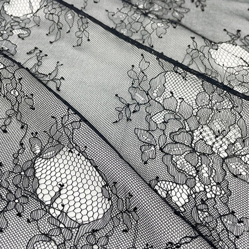 Lace Fabric Dress Floral Polyester for Women's Wear Wholesale Supplier 4