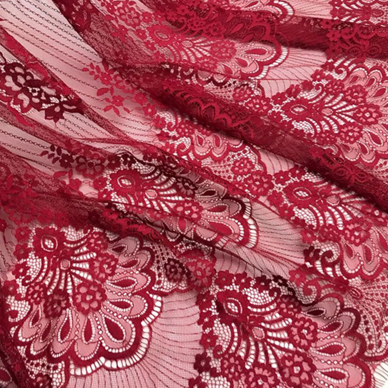 Lace Fabric Placement Floral Eyelash for Women's Wear Wholesale Suppli 12