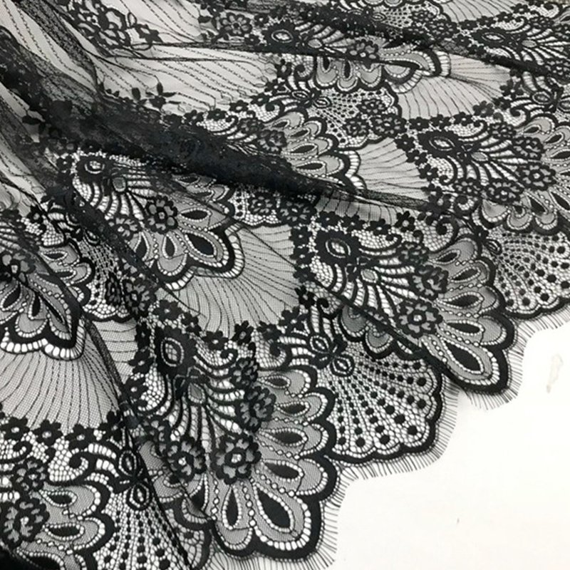 Lace Fabric Placement Floral Eyelash for Women's Wear Wholesale Suppli 21