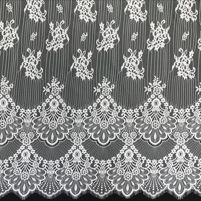 Lace Fabric Placement Floral Eyelash for Women's Wear Wholesale Suppli 25