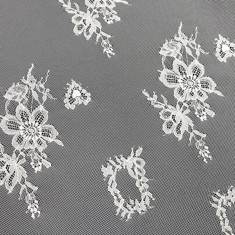 Lace Trim Dress Eyelash Nylon Lace Fabric for Women's Wear Wholesale S 6