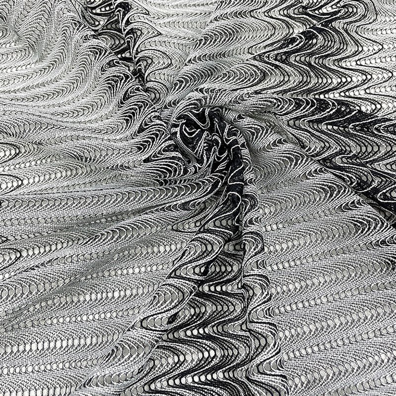 Lace Fabric Geometric Vintage Nylon for Bridal Wholesale Supplier