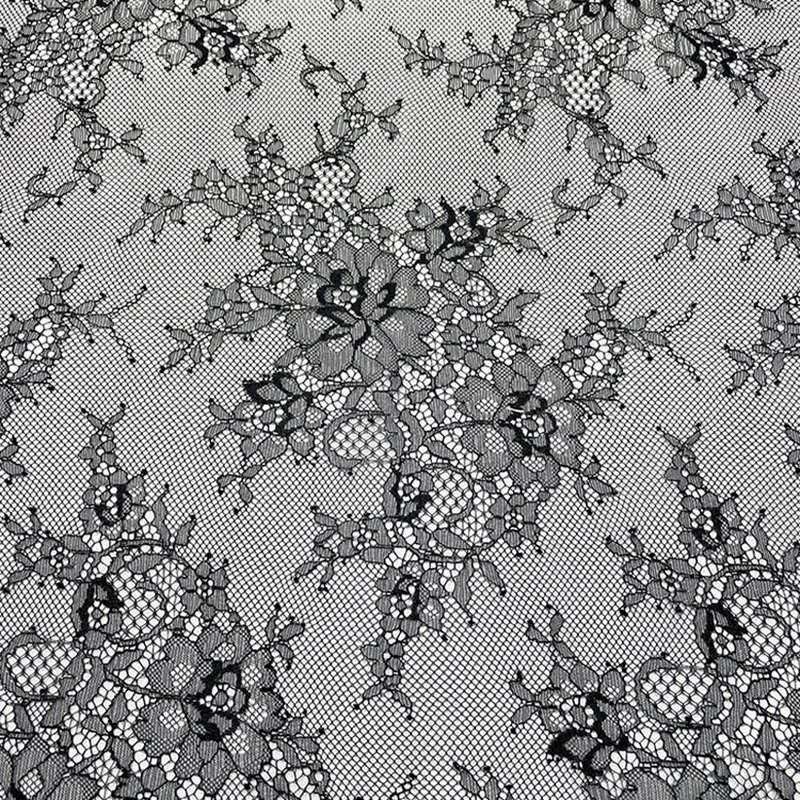 Lace Fabric Floral Small Floral Polyester Printed for Women's Wear Who