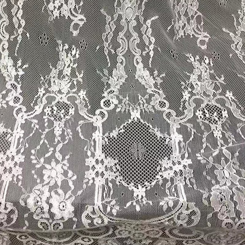 Lace Fabric Eyelash Bridal Nylon for Women's Wear Wholesale Supplier 3