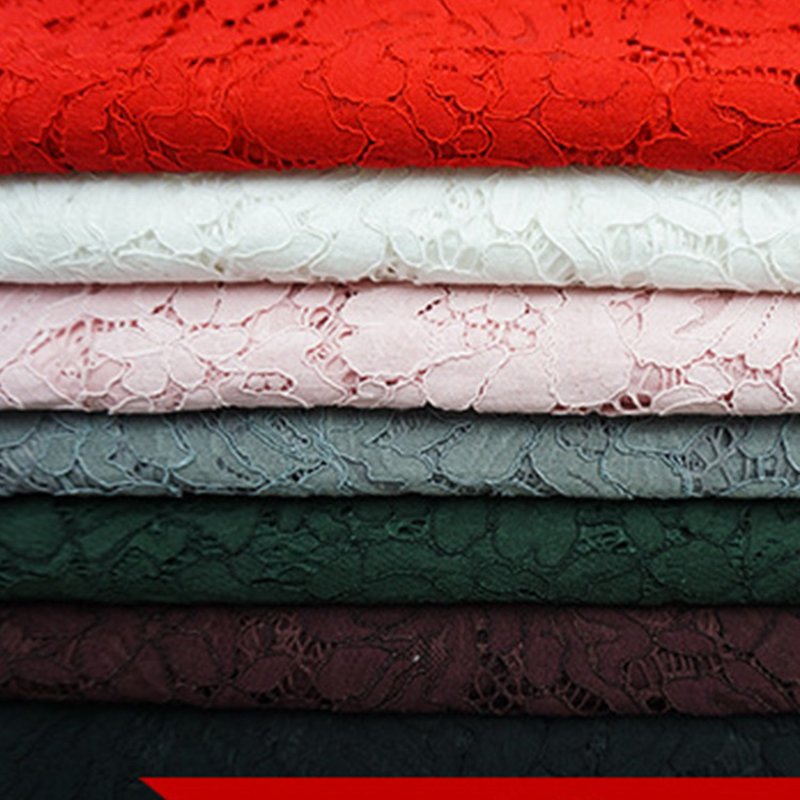 Lace Fabric Nylon Warp Knit for Women's Wear Wholesale Supplier 5