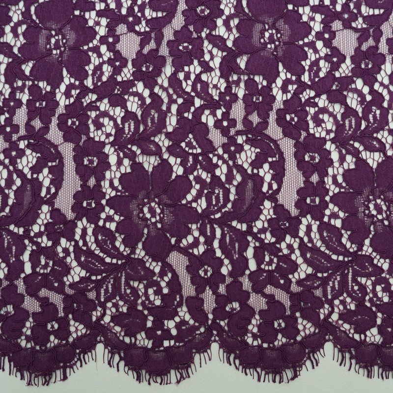 Lace Fabric Eyelash Nylon for Women's Wear Wholesale Supplier 6