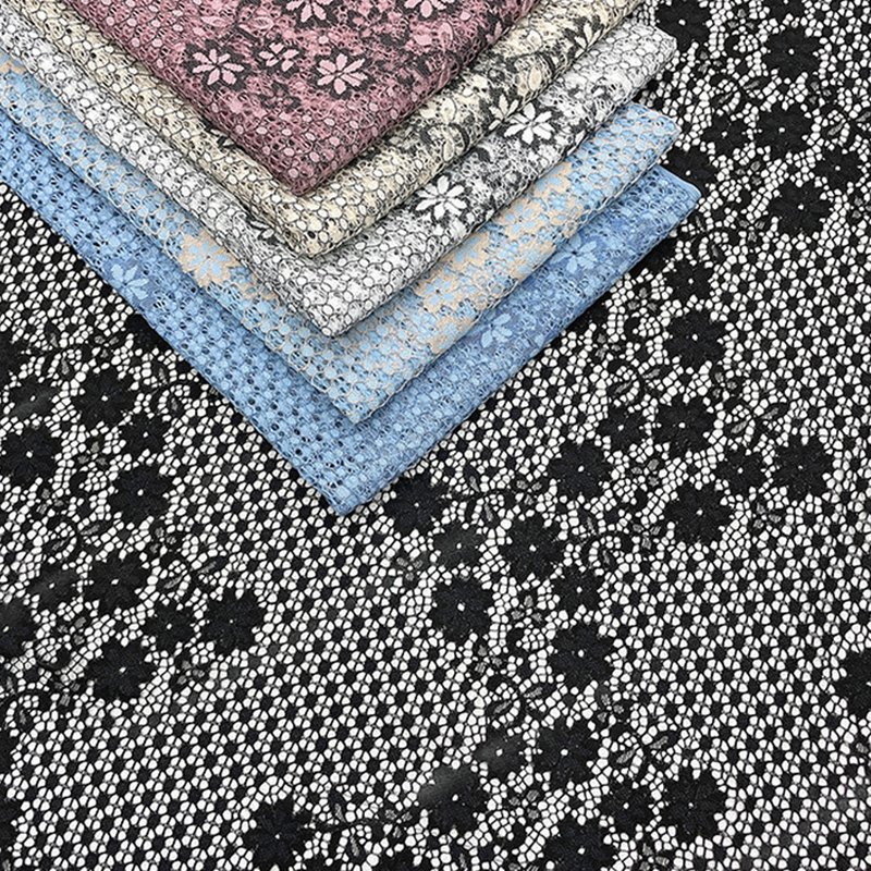 Lace Fabric Dress Loungewear Polyester for Loungewear Wholesale Suppli 14