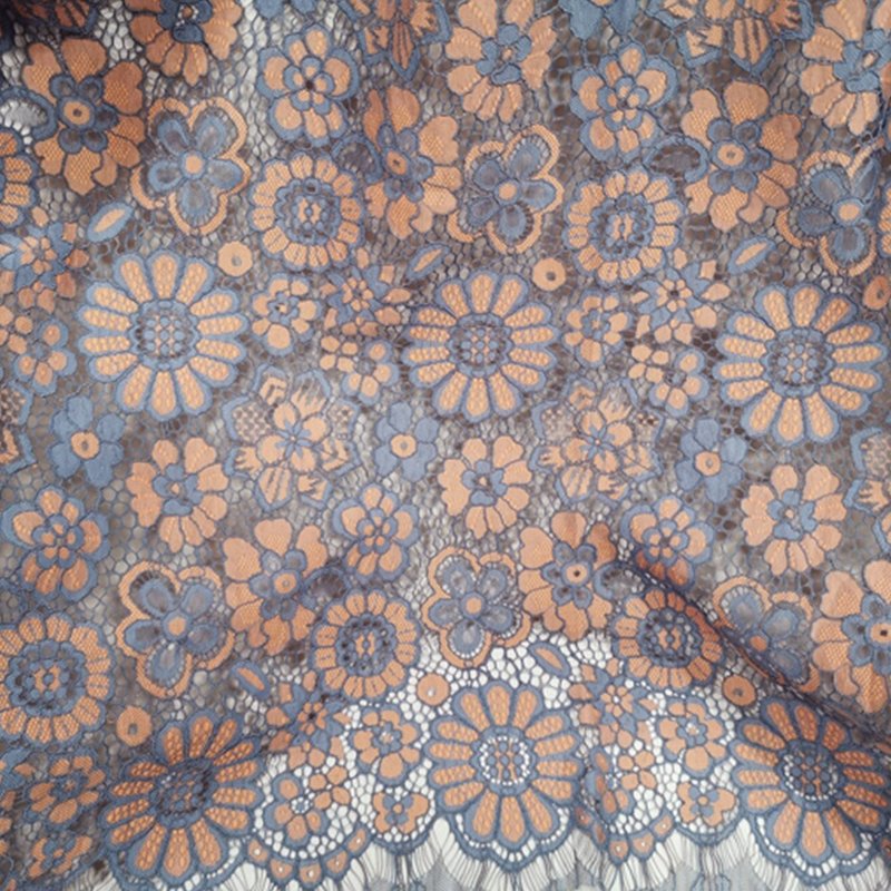 Lace Trim Eyelash Placement Lace Fabric for Apparel Wholesale Supplier 8