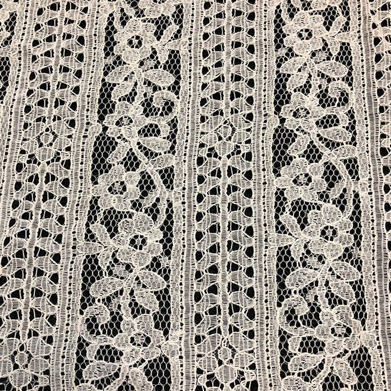 Lace Fabric Dress Small Floral Nylon Warp Knit for Women's Wear Wholes