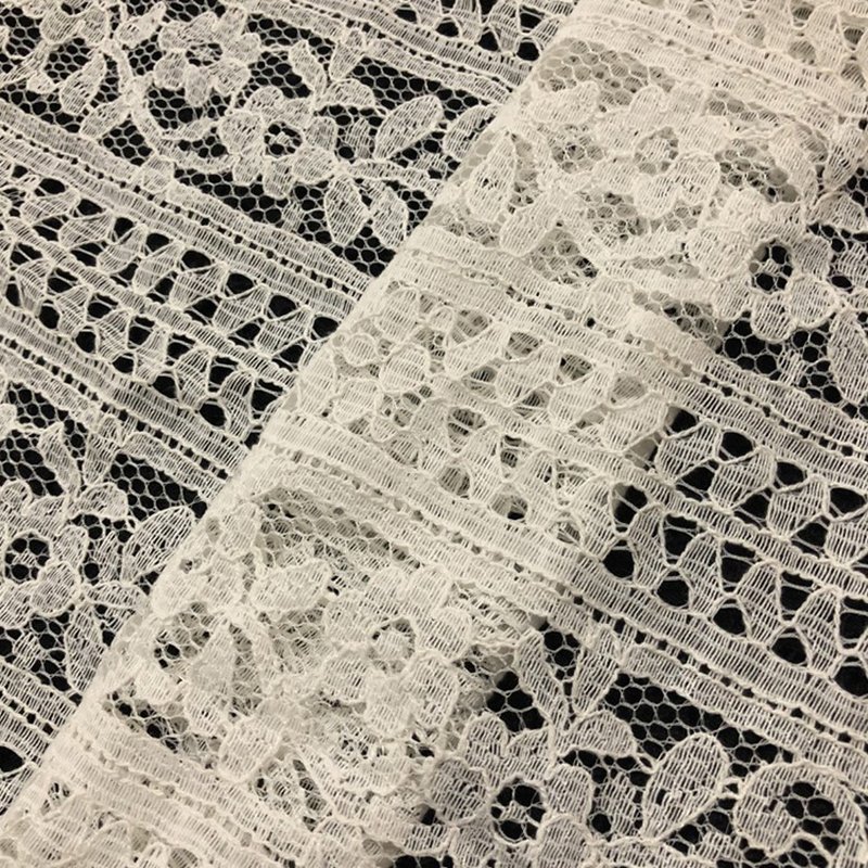 Lace Fabric Dress Small Floral Nylon Warp Knit for Women's Wear Wholes