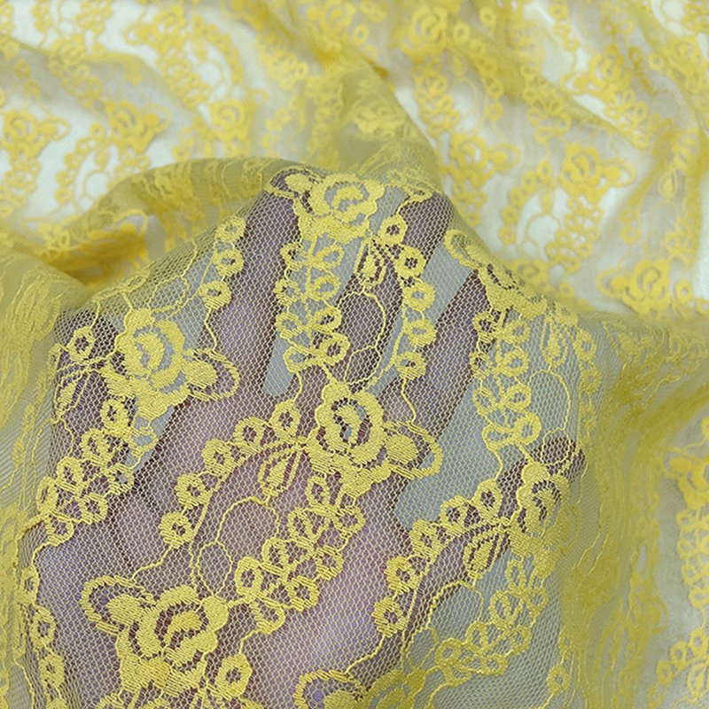 Lace Fabric Scallop Edge Dress Nylon for Women's Wear Wholesale Suppli 11
