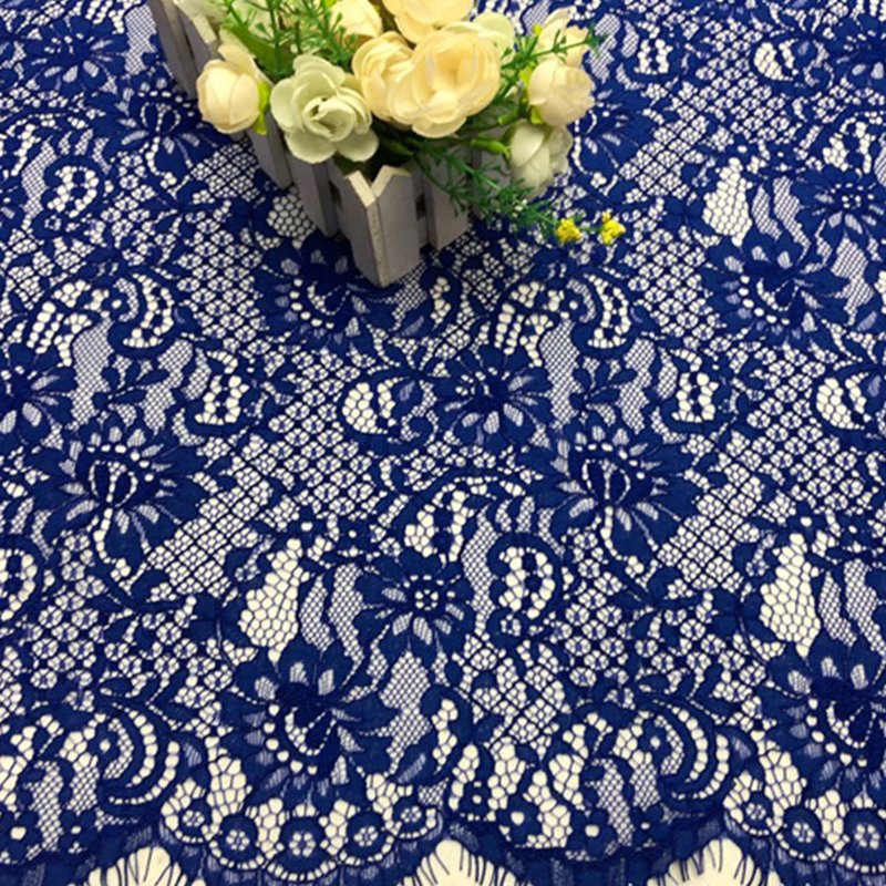 Dress Eyelash Placement Lace Fabric for Women's Wear Wholesale Supplie 8
