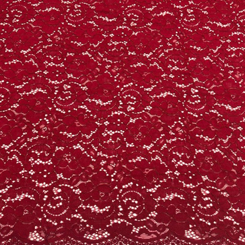 Scallop Edge Wave Lace Fabric for Women's Wear Wholesale Supplier
