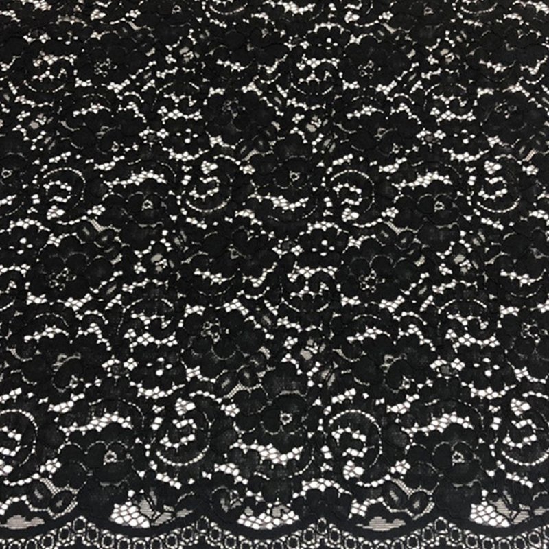 Scallop Edge Wave Lace Fabric for Women's Wear Wholesale Supplier 19