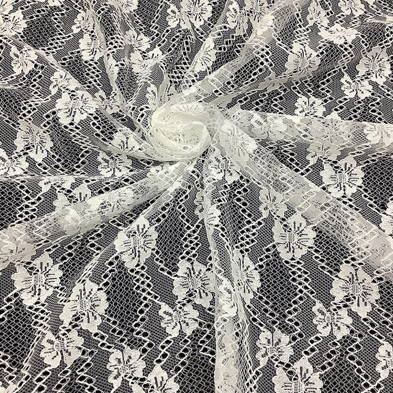 Lace Fabric Dress Black Nylon for Women's Wear Wholesale Supplier 4