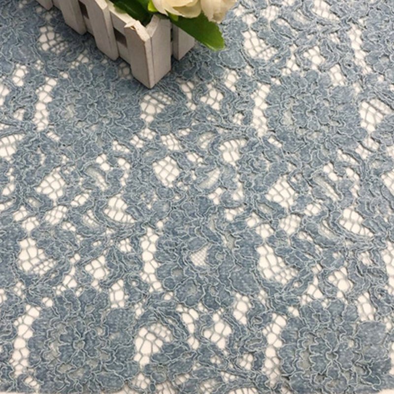 Dress Cutwork Polyester Brushed Lace Fabric for Women's Wear Wholesale