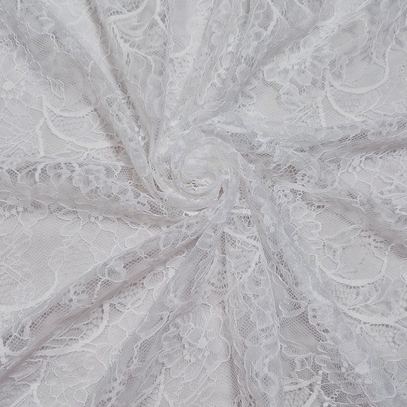 Eyelash Lace Lace Fabric Dress Nylon for Women's Wear Wholesale Suppli