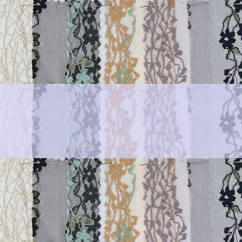 Eyelet Jacquard Kids Nylon Foil Lace Fabric for Women's Wear Wholesale 15