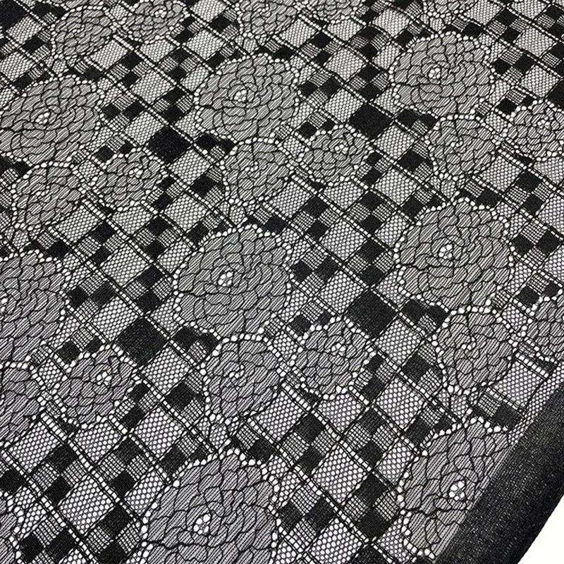Lace Fabric Dress Geometric Nylon for Women's Wear Wholesale Supplier 4