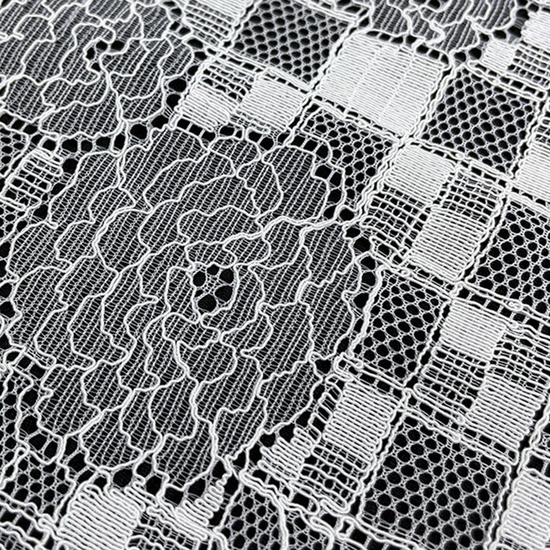 Lace Fabric Dress Geometric Nylon for Women's Wear Wholesale Supplier 8