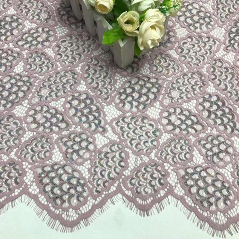 Lace Fabric Dress Cutwork Nylon for Women's Wear Wholesale Supplier 14