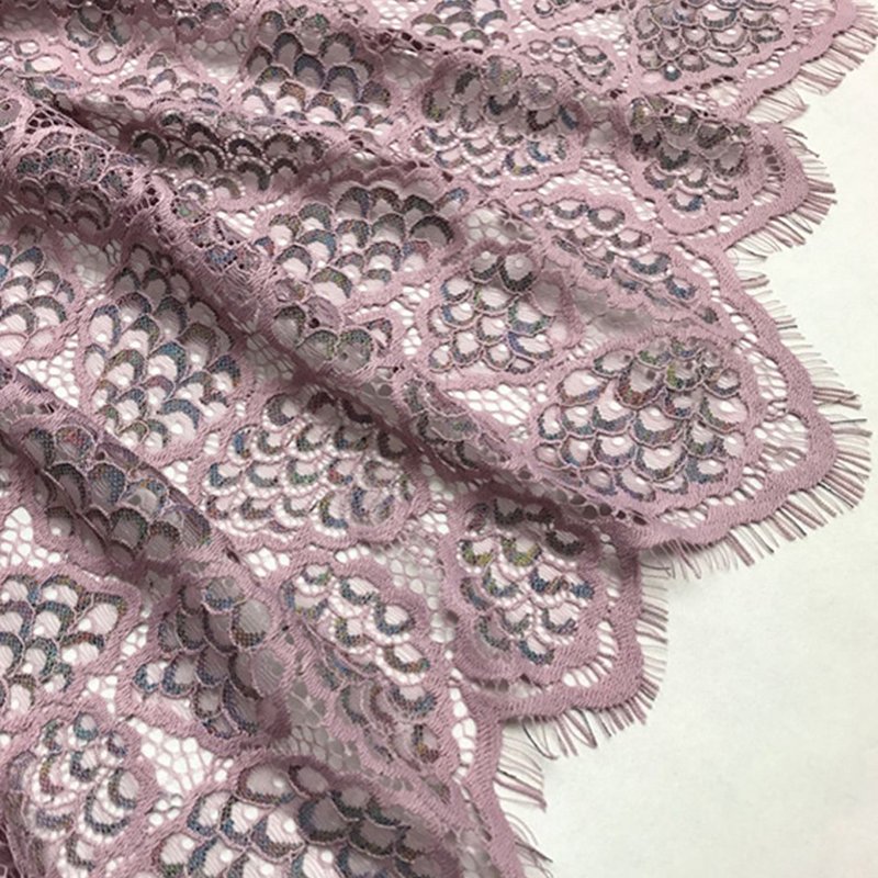 Lace Fabric Dress Cutwork Nylon for Women's Wear Wholesale Supplier 15